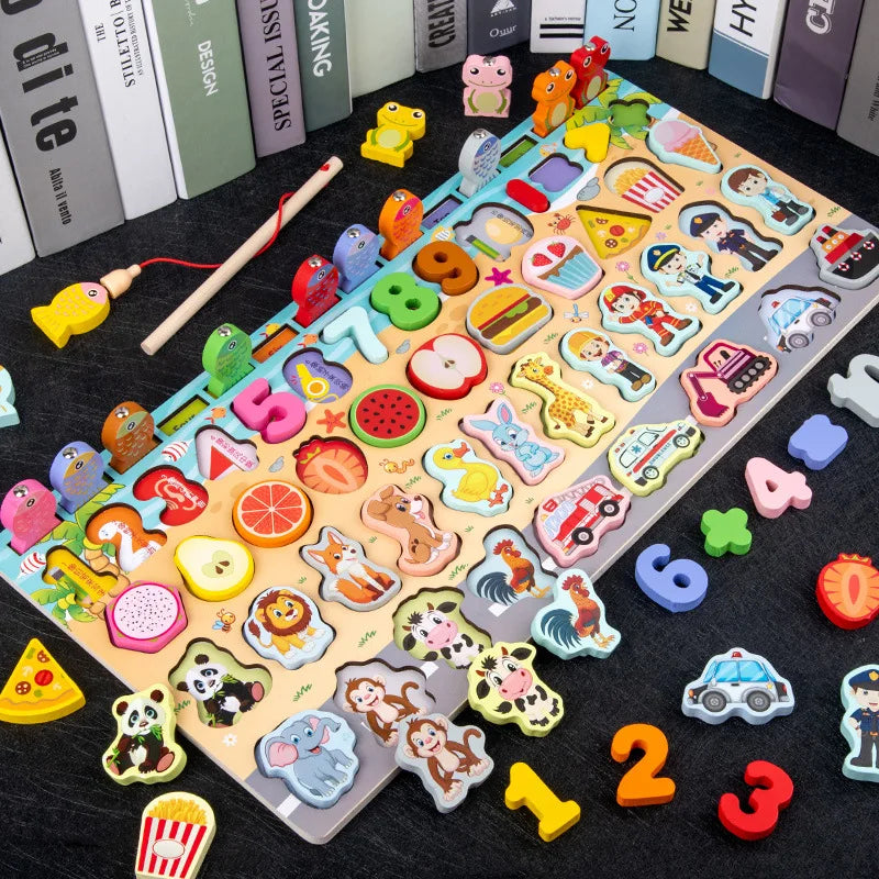 Kids Educational Wooden Busy Board Toys