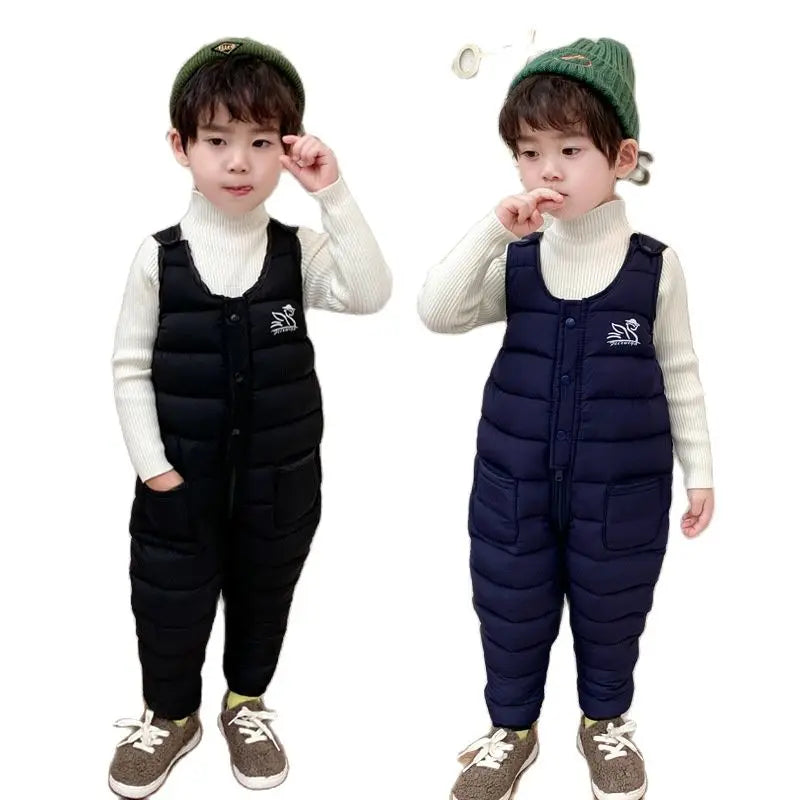 High Quality Kids Ski Down Winter Overalls