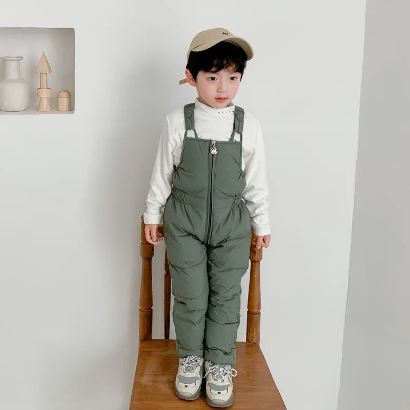 High Quality Kids Ski Down Winter Overalls