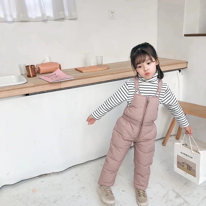 High Quality Kids Ski Down Winter Overalls