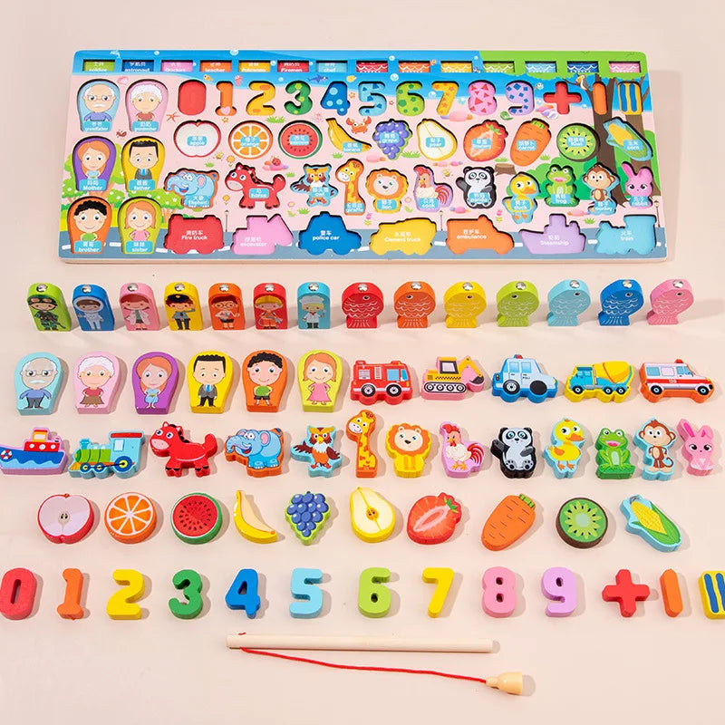 Kids Educational Wooden Busy Board Toys