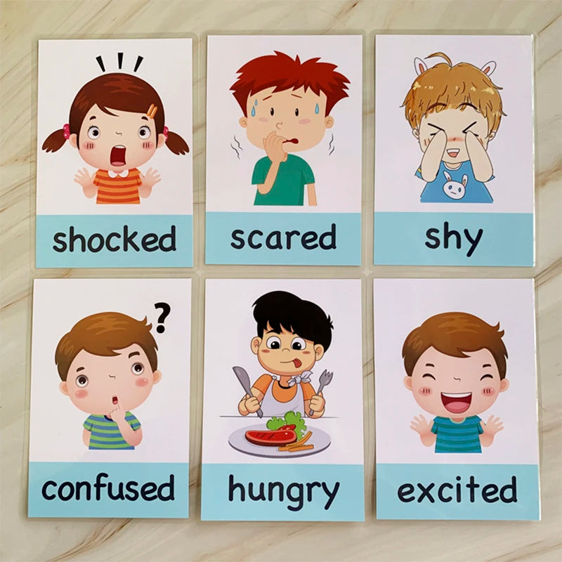 12PCS/Set Baby Learning Flash Card Set
