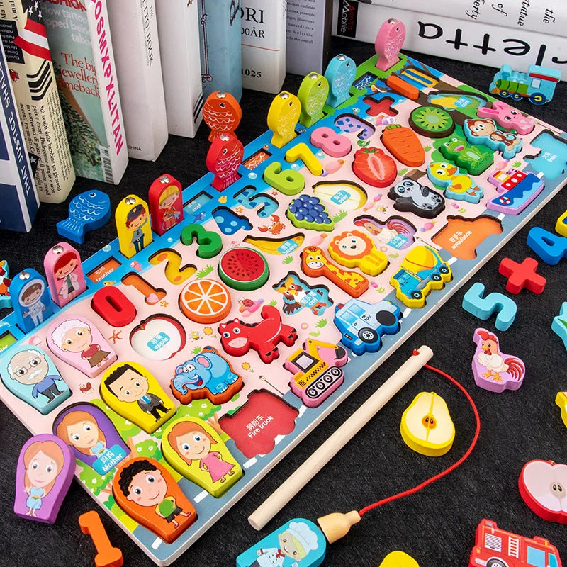 Kids Educational Wooden Busy Board Toys