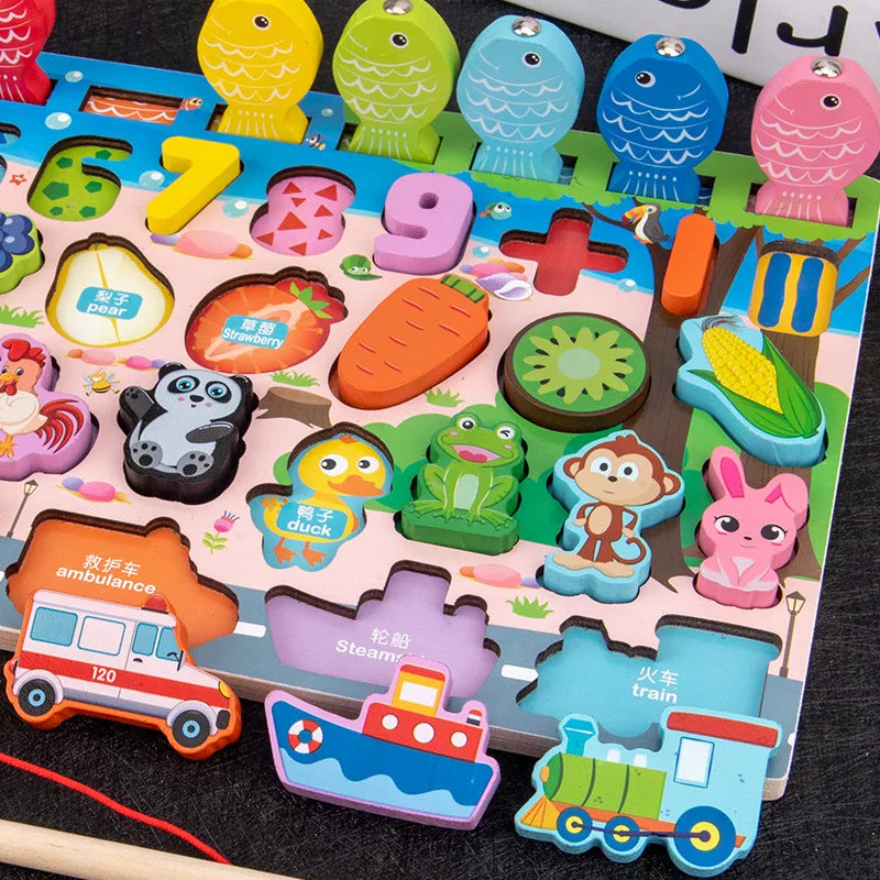 Kids Educational Wooden Busy Board Toys