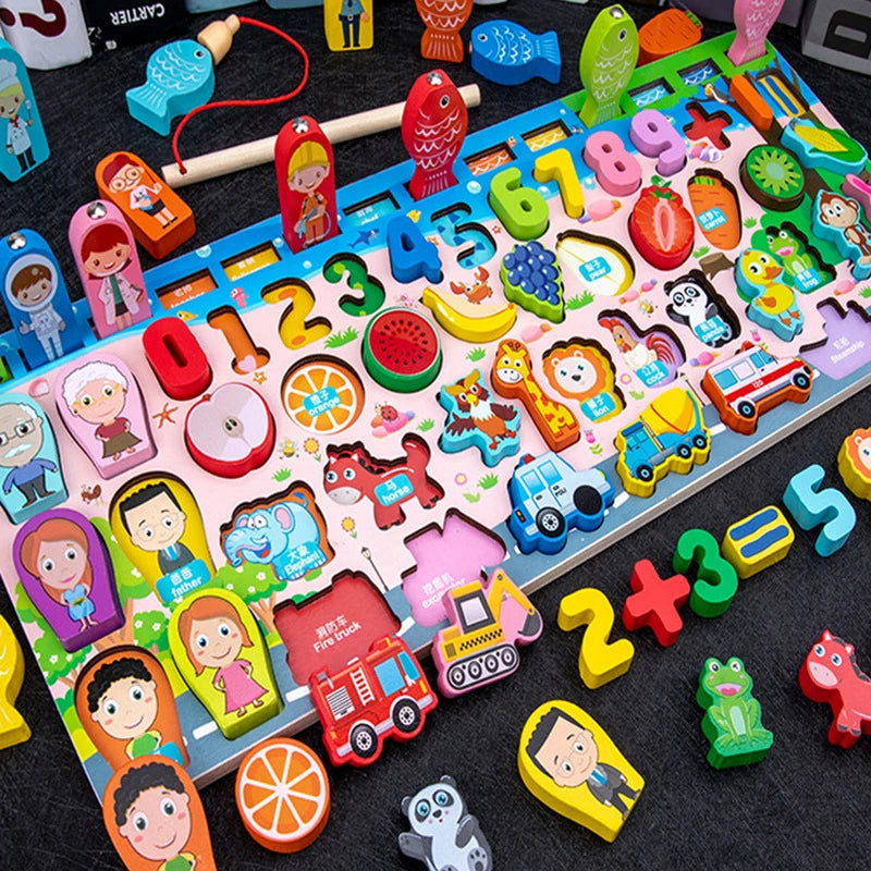 Kids Educational Wooden Busy Board Toys