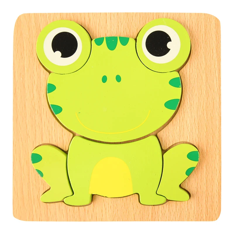 High Quality 3D Wooden Early Learning Jigsaw