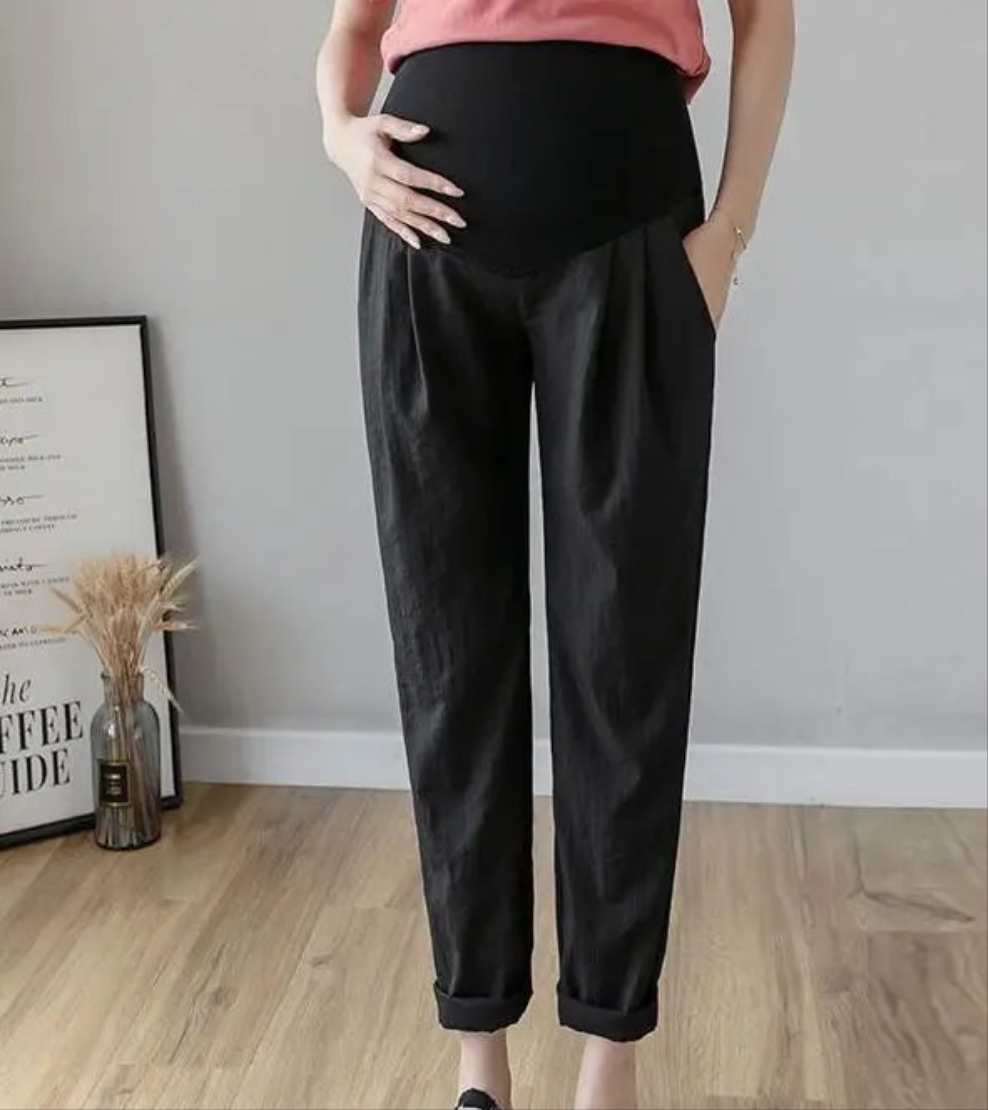 Pregnant Women's Abdominal Care Loose Casual Fit Pregnant Women's Pants
