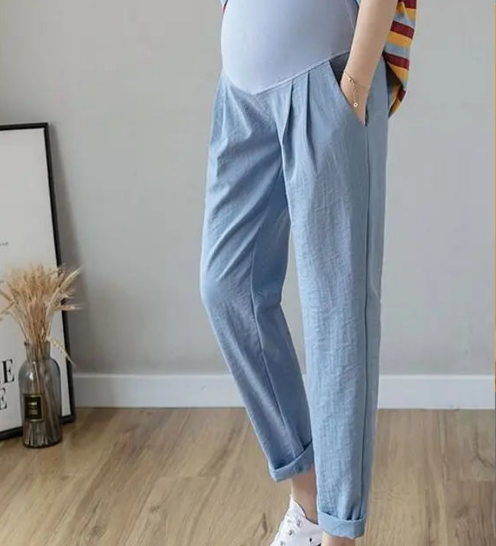 Pregnant Women's Abdominal Care Loose Casual Fit Pregnant Women's Pants