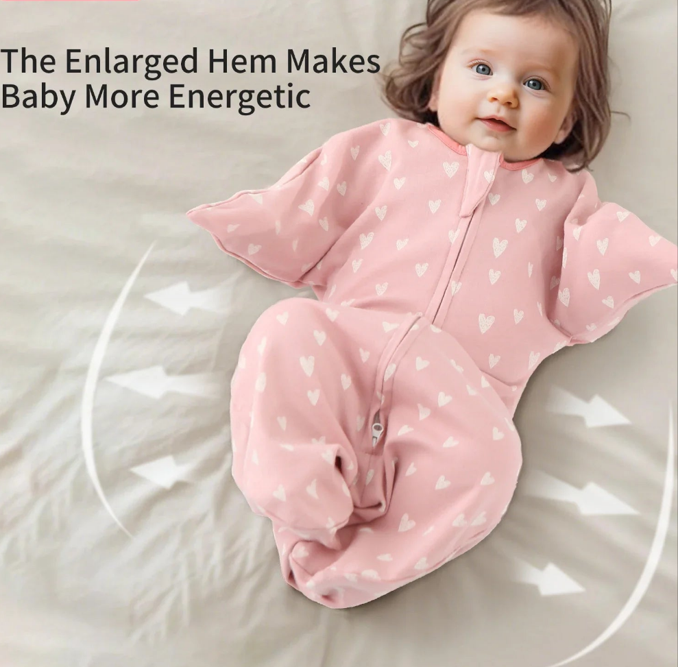 All Cotton Baby Anti-startle Sleeping Bag