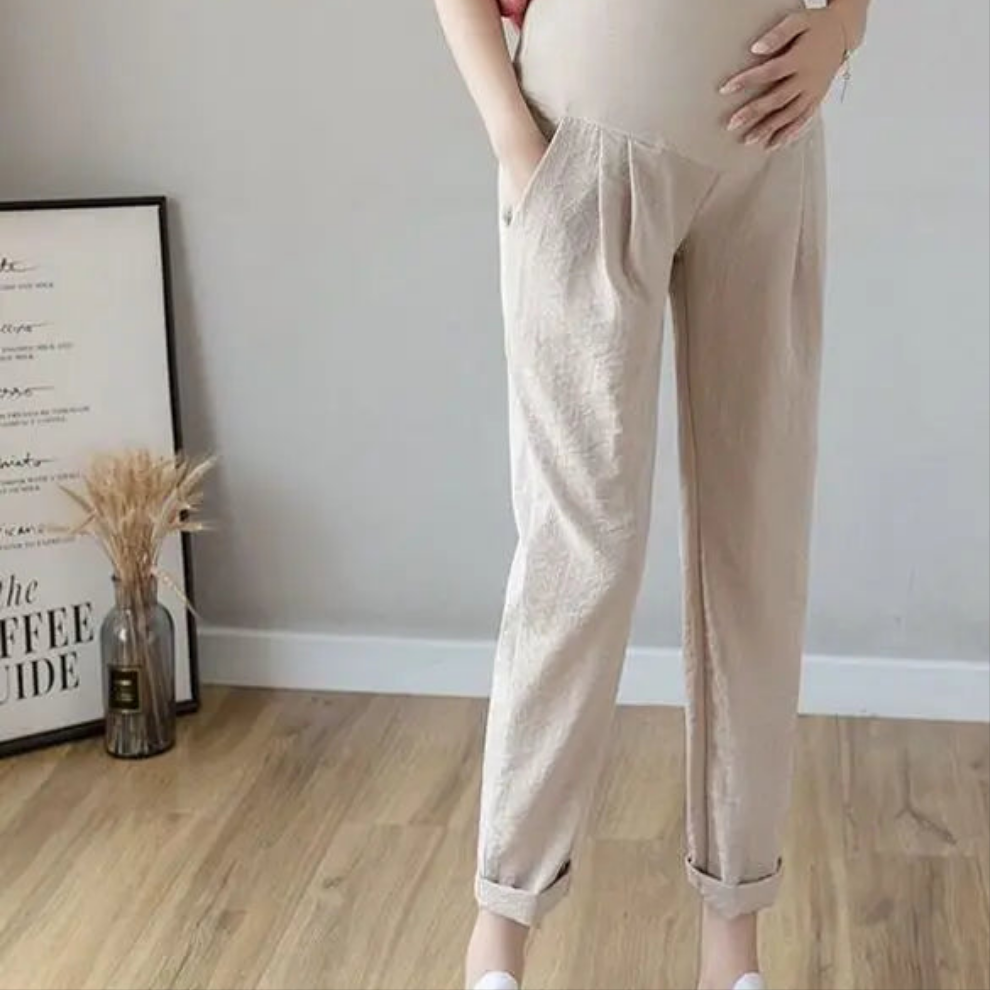 Pregnant Women's Abdominal Care Loose Casual Fit Pregnant Women's Pants