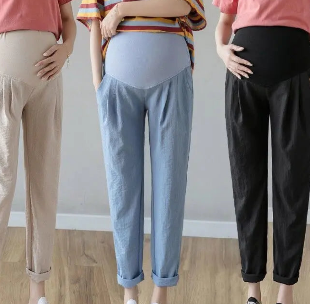 Pregnant Women's Abdominal Care Loose Casual Fit Pregnant Women's Pants