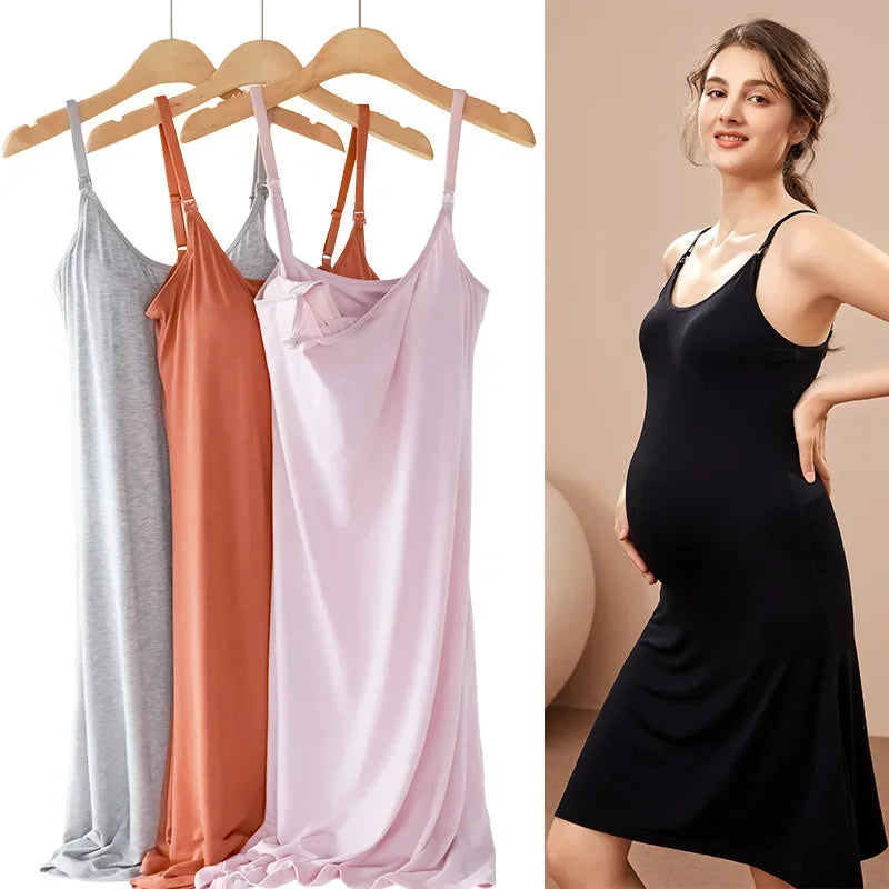 Sexy Pregnancy Elegant Sleeveless Dress