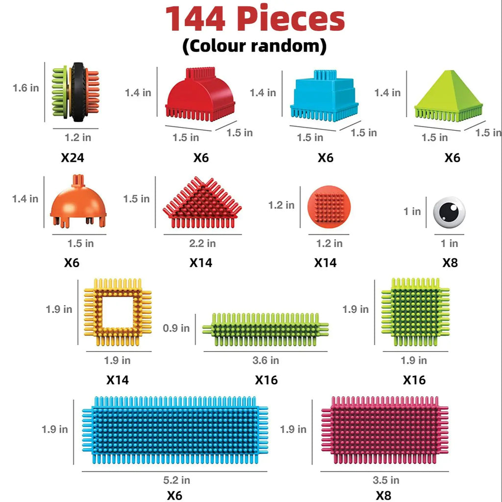 DIY Children's Modeling Bricks for Toddler Interactive Parent-Child Assembly
