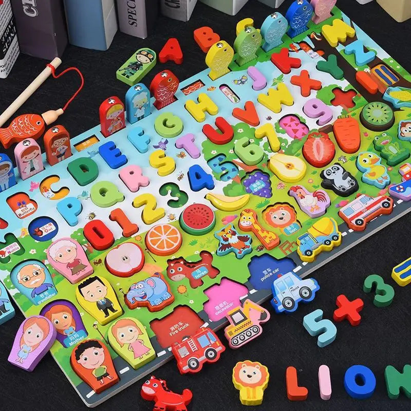 Kids Educational Wooden Busy Board Toys