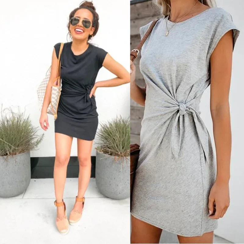 Summer Premama Breastfeeding Short Sleeve Dress