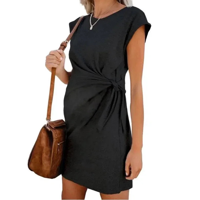 Summer Premama Breastfeeding Short Sleeve Dress