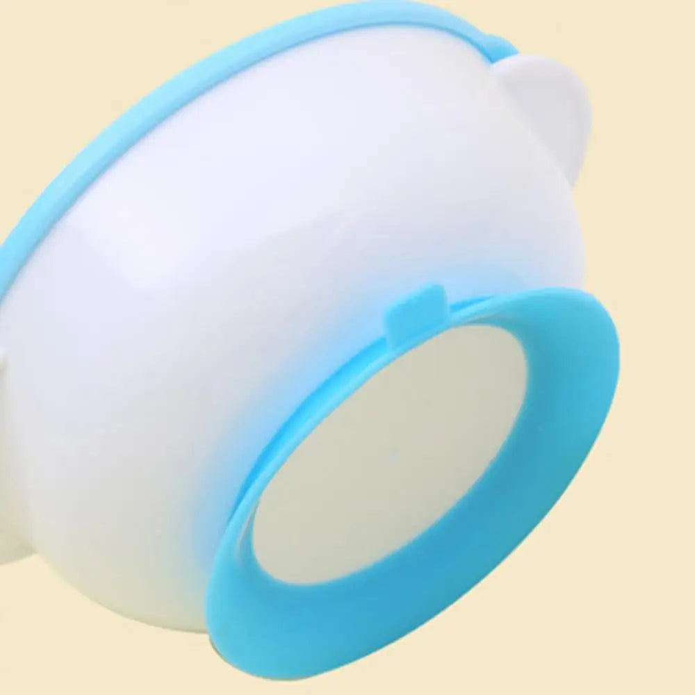 Baby Toddler Anti Slip Suction Bowl with Temperature Spoon Lid Feeding Tableware
