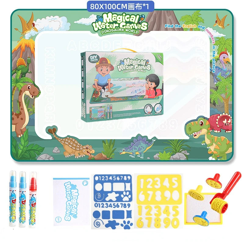 100x80CM Magic Water Drawing Mat With Reusable Magic Pens