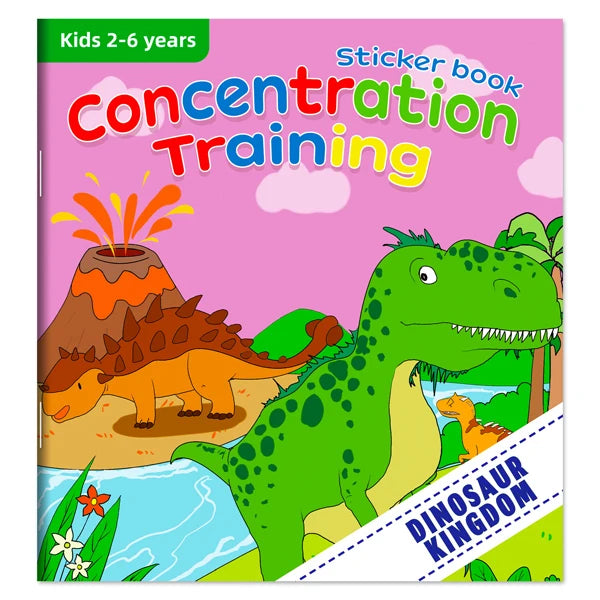 Cartoon Sticker Books Focus on Potential Development Education for Children 3-6Y