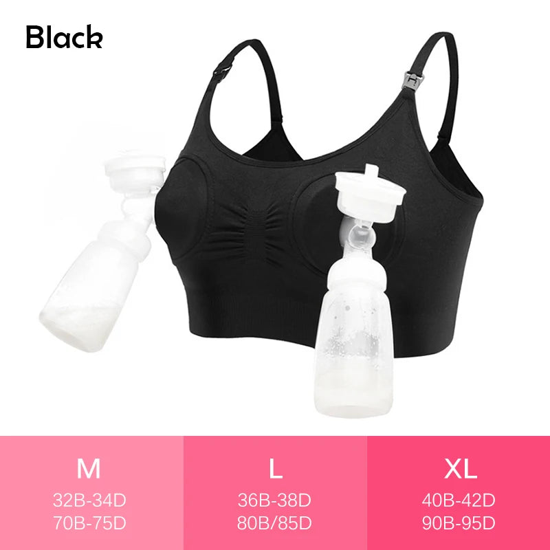 Maternity Bra for Wearable Breast Pump