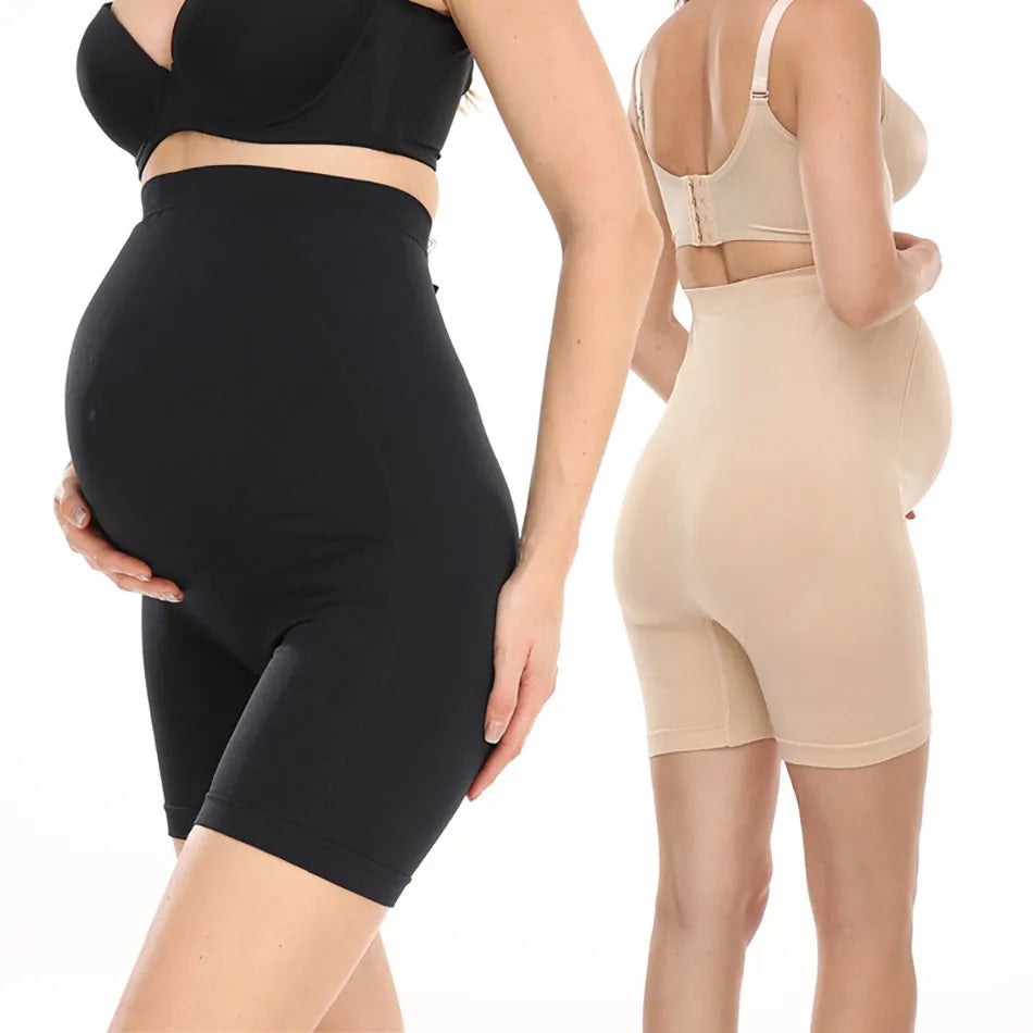 Maternity Elegant and Comfortable High-Waist Maternity Legging Shorts