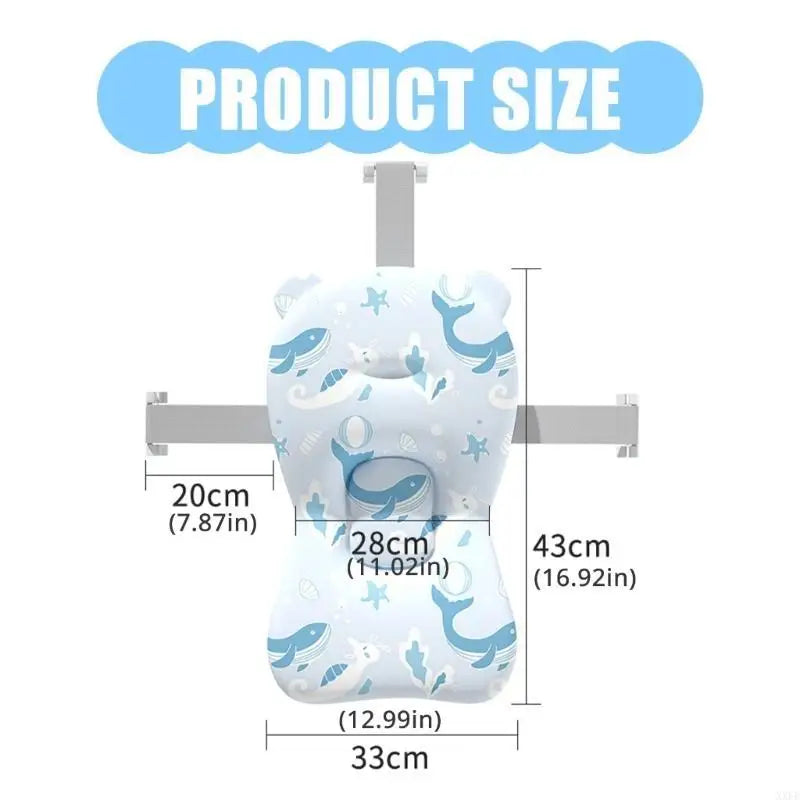 Baby Safety Portable Anti-Slip Baby Bathtub Supportive Mat Cushion