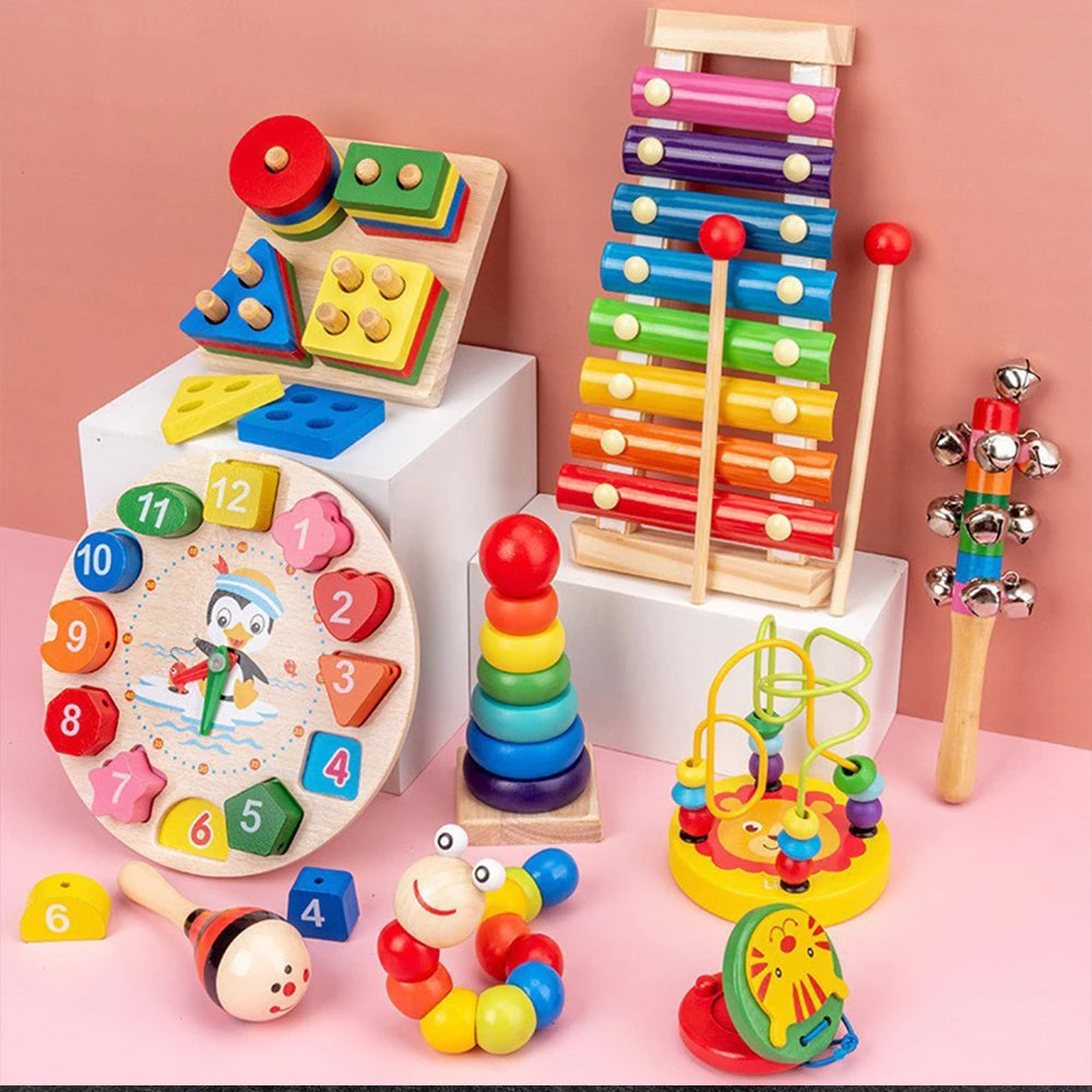 Early Education Wooden Toys for Boy & Girl