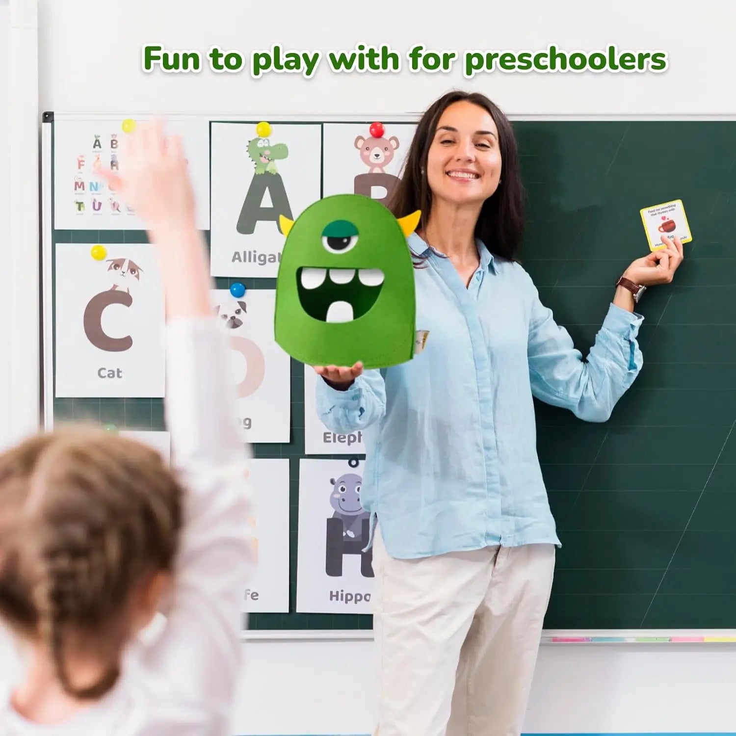 Alphabet Learning Monster Eating Educational Toy