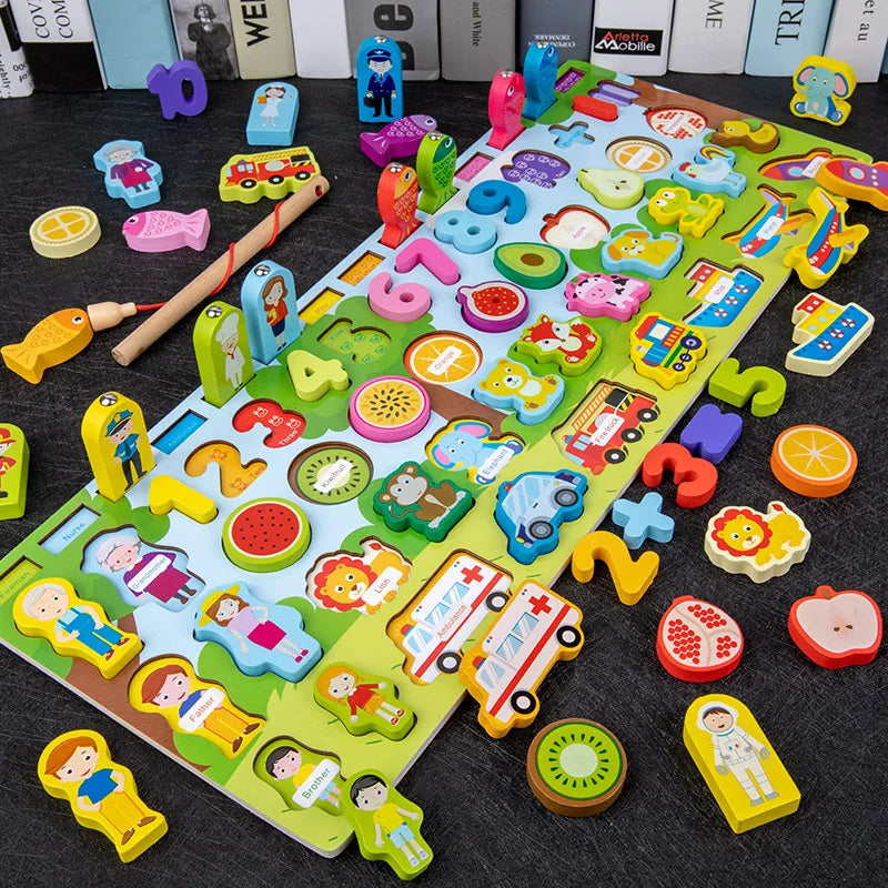 Kids Educational Wooden Busy Board Toys