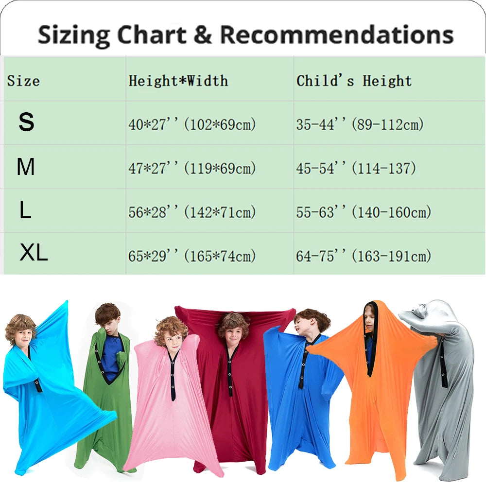 Child sensory body socks