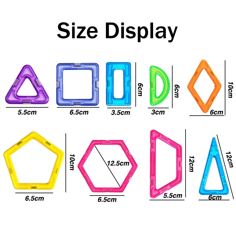 Magnetic Big Size Building Blocks for Children Designer Constructor Set