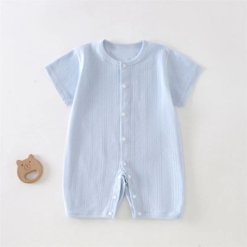 Baby Short Sleeved Breathable Jumpsuit