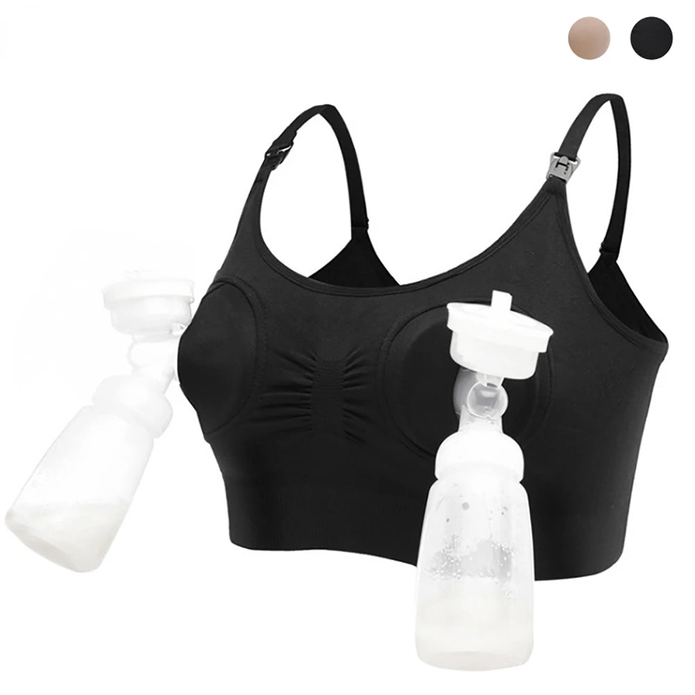 Maternity Bra for Wearable Breast Pump