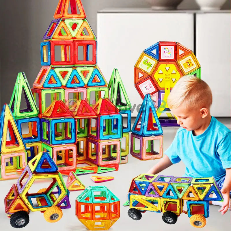 Magnetic Big Size Building Blocks for Children Designer Constructor Set