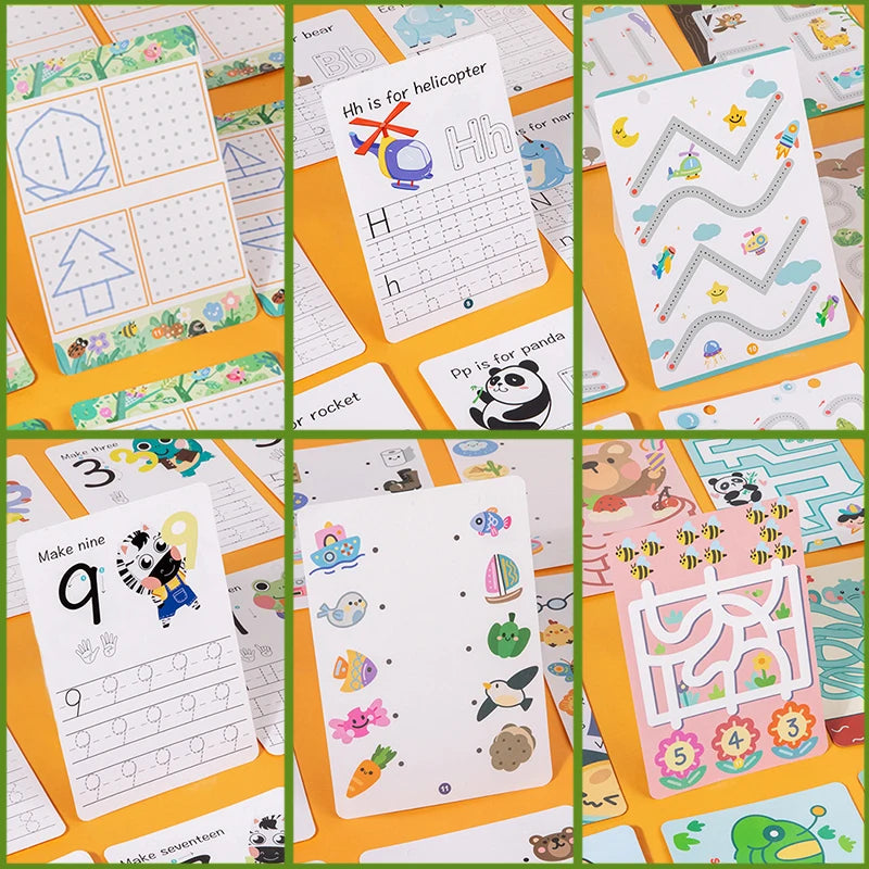 Toddlers Pen Control Wipe Off Activity Workbook