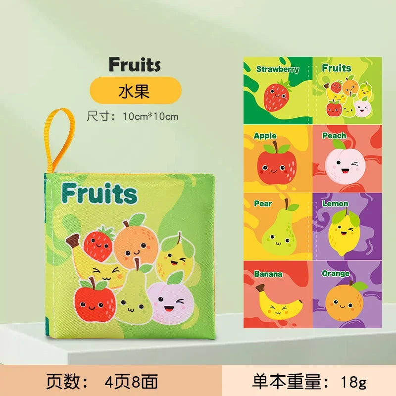 Children Early Educational Toys Rustle Sound Soft Cloth Books