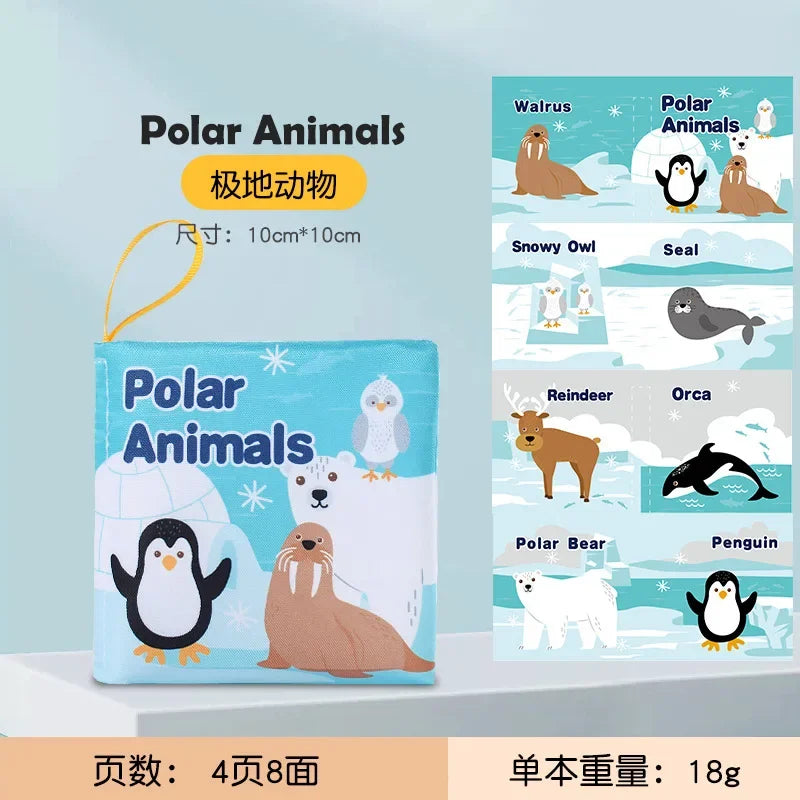 Children Early Educational Toys Rustle Sound Soft Cloth Books