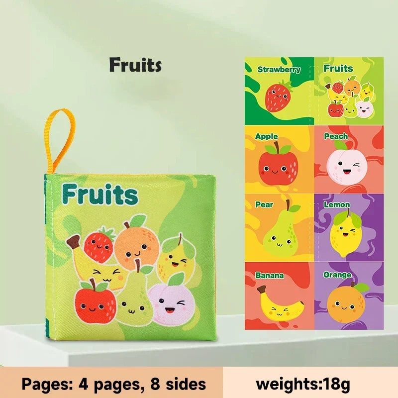 Children Early Educational Toys Rustle Sound Soft Cloth Books
