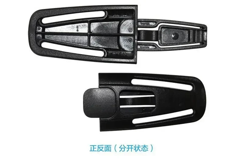 Black Car Safety Seat Strap Belt Harness Chest Clip Safe Buckle For Baby Seatbelt