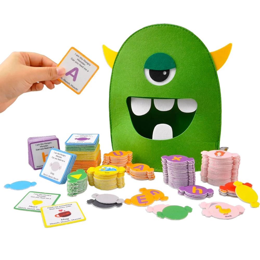 Alphabet Learning Monster Eating Educational Toy