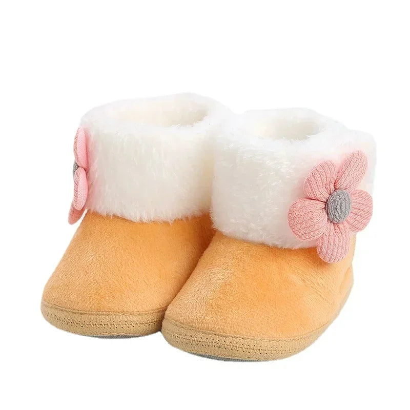 Baby Girls Pompom Snow Boots