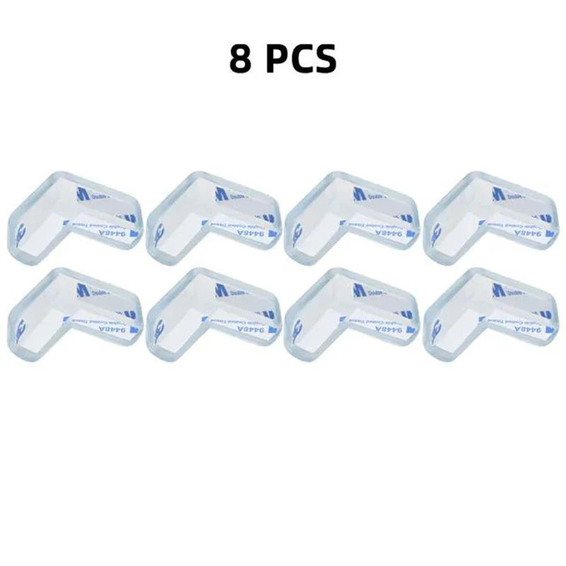 Child Baby Safety Silicone Soft Transparent Anti Collision Table Corner Edge Protection Cover