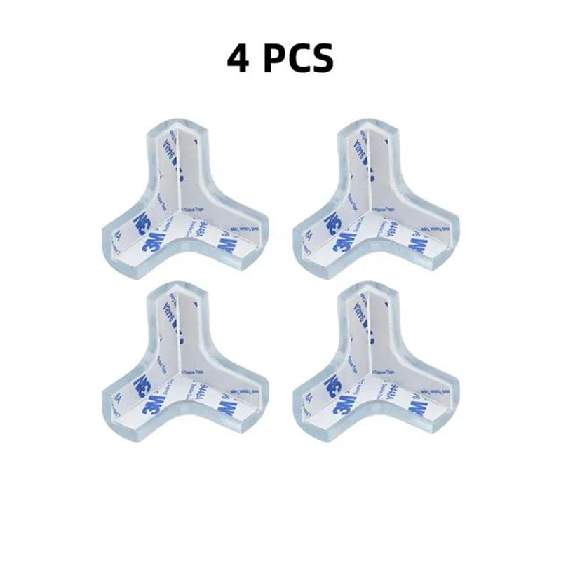 Child Baby Safety Silicone Soft Transparent Anti Collision Table Corner Edge Protection Cover