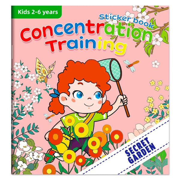 Cartoon Sticker Books Focus on Potential Development Education for Children 3-6Y