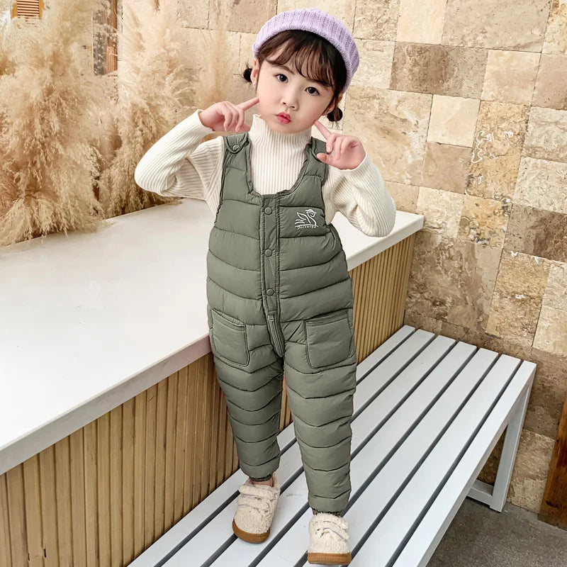 High Quality Kids Ski Down Winter Overalls