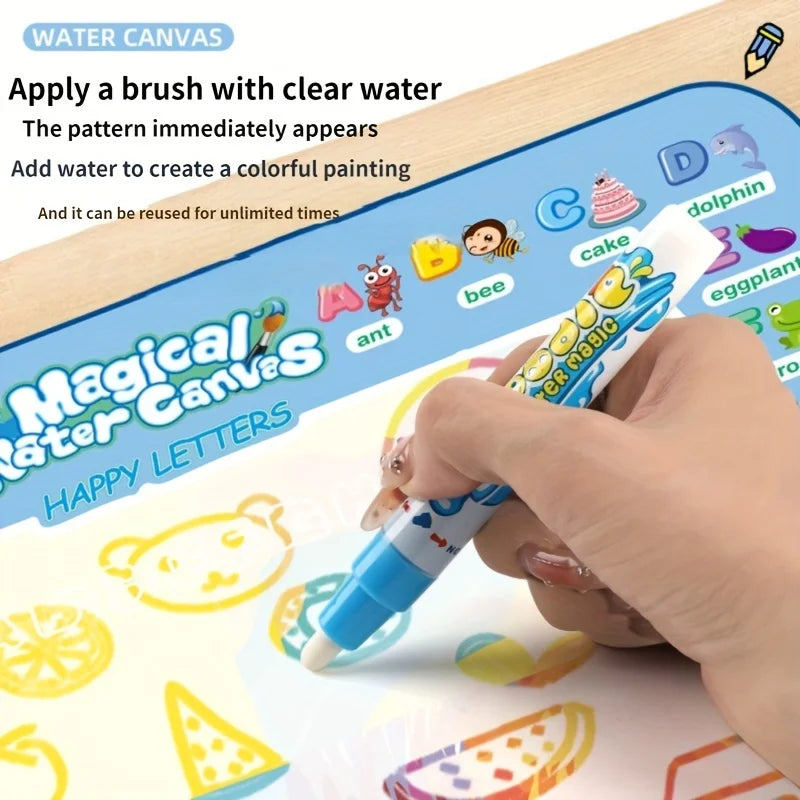100x80CM Magic Water Drawing Mat With Reusable Magic Pens