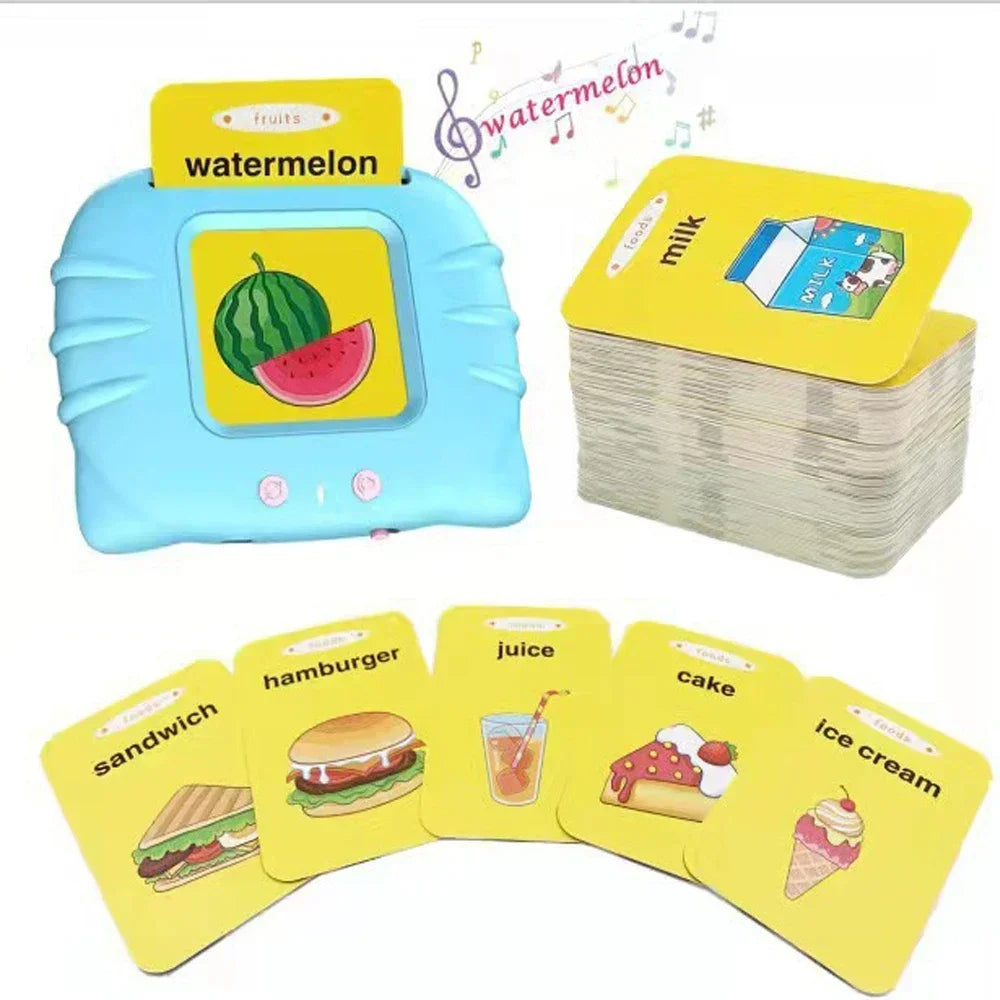 Kids Early Education Audio Electronic Flash Card Reading Machine For Toddlers