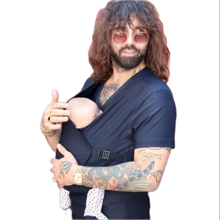 Baby Safety Kangaroo Pocket Carrier T-Shirt for Mothers & Fathers