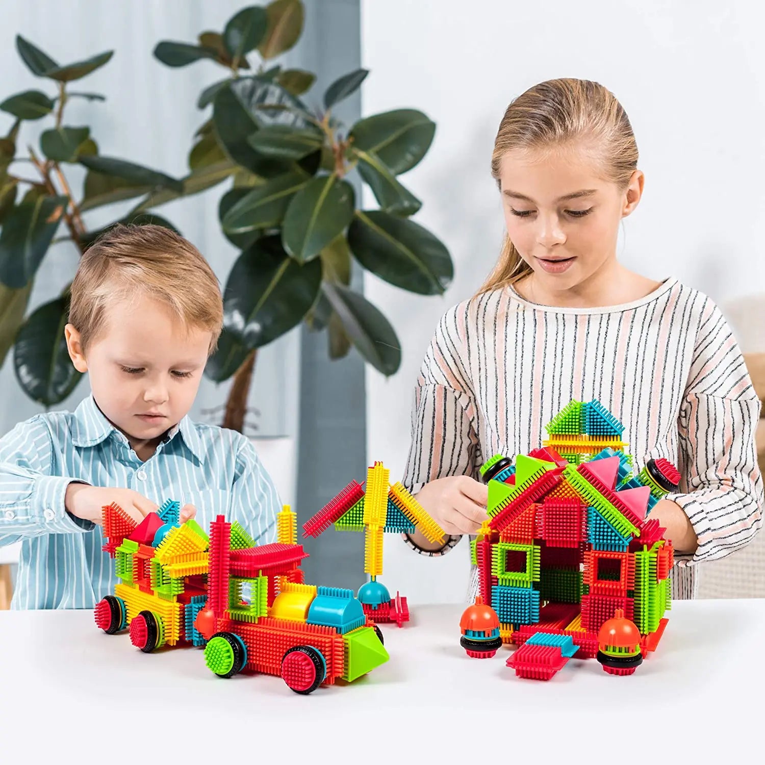 DIY Children's Modeling Bricks for Toddler Interactive Parent-Child Assembly
