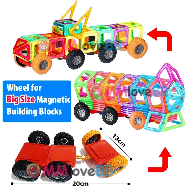 Magnetic Big Size Building Blocks for Children Designer Constructor Set